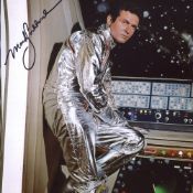 Lost in Space 8x10 photo signed by actor Mark Goddard. Good condition. All autographs come with a