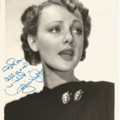 Virginia Grey signed 10x8 vintage black and white photo. Virginia Grey (March 22, 1917 - July 31,