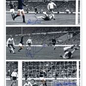 Autographed SCOTLAND 16 x 12 Montage Edition - Colorized, depicting a superbly produced montage of