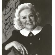 Alice Faye signed 10x8 black and white vintage photo dedicated. Alice Faye (born Alice Jeanne