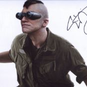 X-Men Days of Future Past movie photo signed by Evan Jonigkeit as 'Toad'. Good condition. All