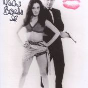 007 James Bond actress Martine Beswick signed From Russia With Love movie photo, unusually, she