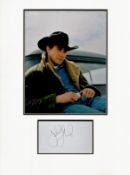 Jake Gyllenhaal 16x12 overall mounted signature piece includes signed album page and a colour