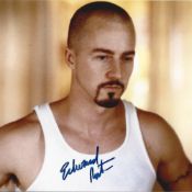 Edward Norton signed 10x8 colour photo. Edward Harrison Norton (born August 18, 1969) is an American