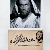 Mario Del Monaco 12x8 signature piece includes a signed album page and a vintage black and white