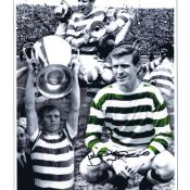 Autographed BILLY McNEILL 16 x 12 Montage Edition - Colorized, depicting a superbly produced montage