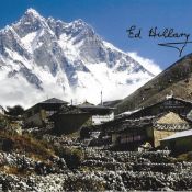 Ed Hilary signed Mount Everest 12x8 colour photo. Sir Edmund Percival Hillary KG ONZ KBE (20 July