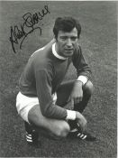 David Sadler signed Manchester United F.C 8x6 black and white photo. David Sadler (born 5 February