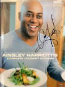 Chef Ainsley Harriott Hand signed Complete Gourmet Express Recipe Book. A WHSmith Production. BBC