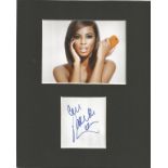 Rochelle Humes 10x8 mounted signature piece includes signed album page and colour photo. Rochelle