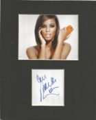 Rochelle Humes 10x8 mounted signature piece includes signed album page and colour photo. Rochelle