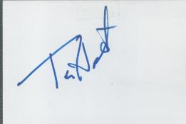 Teri Hatcher signed 6x4 white index card. Teri Lynn Hatcher (born December 8, 1964) is an American