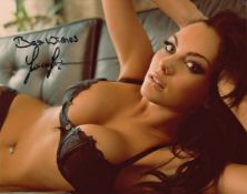 Blowout Sale! Super sexy Jessica Jane Clement hand signed 10x8 photo. This beautiful 10x8 hand