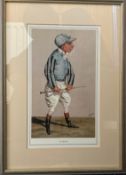 Original Vanity Fair Jockey caricature print by Spy OF Otto Madden. Dated July 26th 1900. Print is