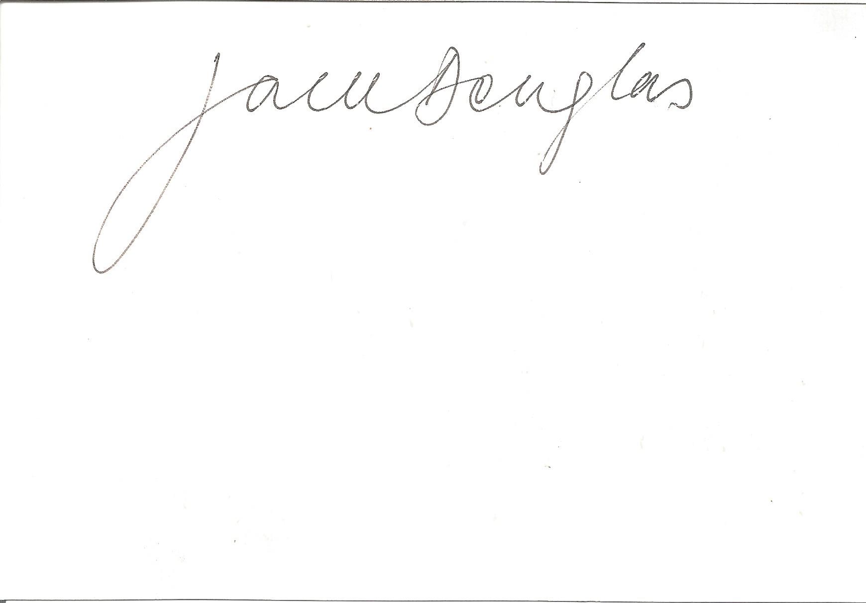 Jack Douglas signed 6x4 colour photo signature on reverse. John Douglas Robertson (26 April 1927 - - Image 2 of 2