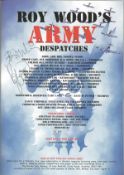 Roy Wood signed Army Marching into the Millennium tour programme signature on the inside title page.