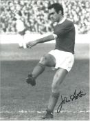 John Aston signed Manchester United 8x6 black and white photo. John Aston Jr. (born 28 June 1947) is