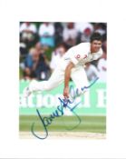 James Anderson signed 10x8 colour photo. James Michael Anderson OBE (born 30 July 1982) is an