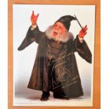 Warwick Davis (Professor Flitwick) Hand signed 10x8 colour Photo from Harry Potter Films. Personally