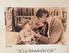 Actress Karolyn Grimes (Zuzu Bailey) Personally Signed It's a Wonderful Life Colourised Movie