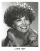 Tricia O'Neil signed 10x8 black and white photo. Tricia O'Neil (born Patty O'Neil; March 11, 1945)