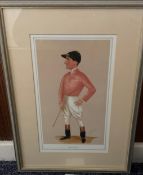 Original Vanity Fair Jockey caricature print by Spy OF James Woodburn. Dated 21st June 1890. Print