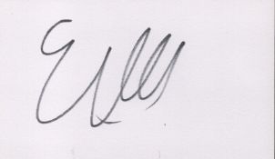 Ella Henderson signed 6x4 white index card. Gabriella Michelle Ella Henderson (born 12 January 1996)