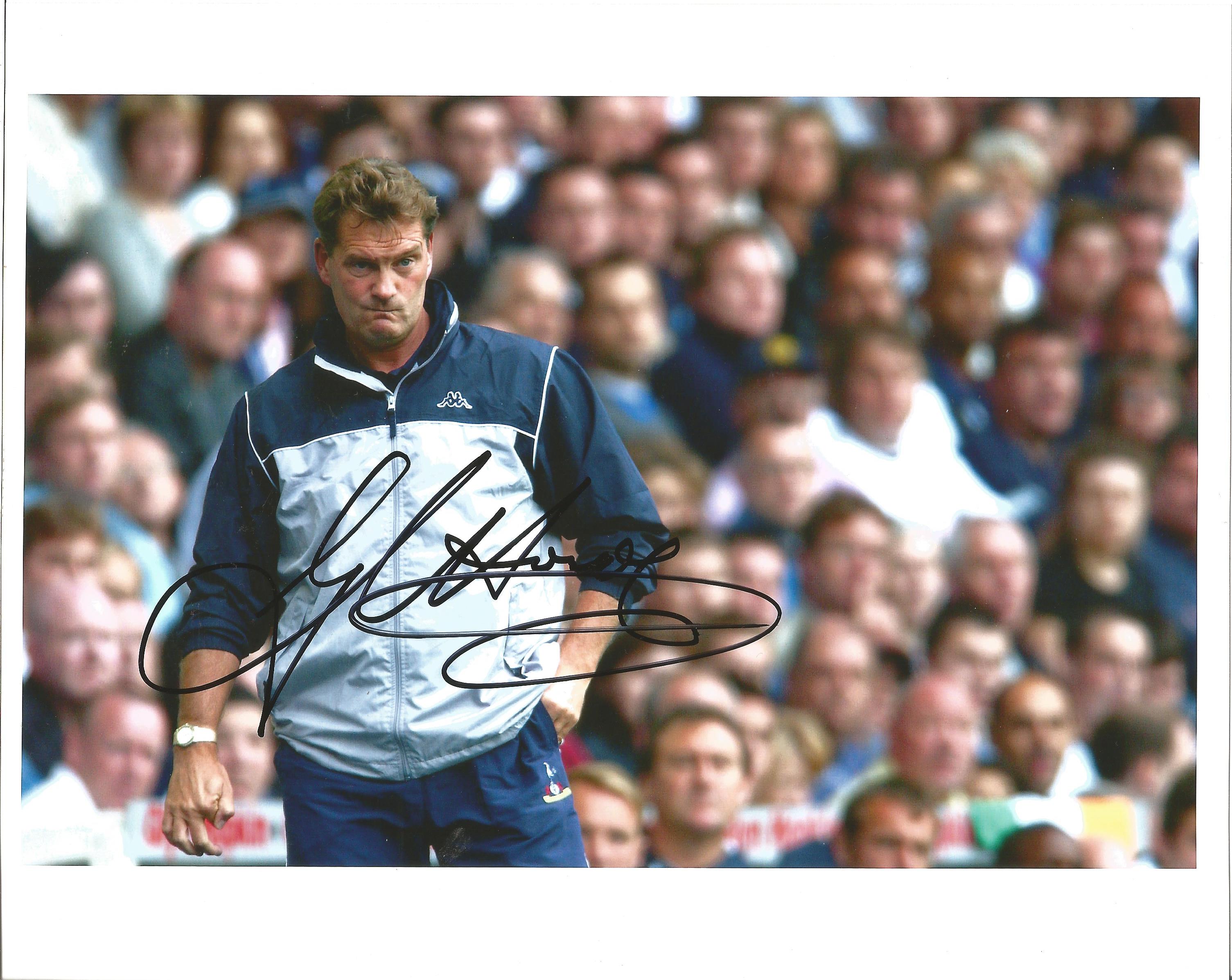 Glen Hoddle signed Tottenham Hotspur 10x8 colour photo. Glenn Hoddle (born 27 October 1957) is an