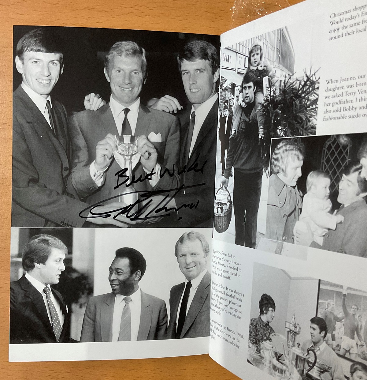 Football Legend Sir Geoff Hurst Personally Signed Paperback Book Titled Geoff Hurst- My - Image 2 of 2