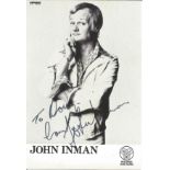 John Inman signed vintage 6x4 black and white promo photo. Frederick John Inman (28 June 1935 - 8