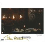 John Standing signed Game of Thrones 10x8 colour promo photo. Sir John Ronald Leon, 4th Baronet (
