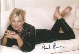 Amanda Redman signed 12x8 colour photo. Amanda Jacqueline Redman, MBE (born 12 August 1957) is an