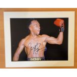 Boxer Nigel Benn Personally Signed 16x12 Colour Photo, Mounted to an overall size of 19x15. Nigel