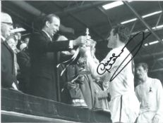 Dave Mackay signed Tottenham Hotspur F.C 8x6 black and white photo. David Craig Mackay (14