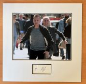 Actor Ewan McGregor Personally Signed signature piece with 10x8 colour photo, Mounted to an