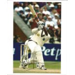 Brian Lara signed 10x8 West Indies colour photo. Brian Charles Lara, TC, OCC, AM (born 2 May 1969)