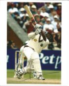 Brian Lara signed 10x8 West Indies colour photo. Brian Charles Lara, TC, OCC, AM (born 2 May 1969)