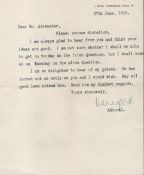 Admiral Charles Beresford TLS dated 27th June 1918 interesting content. Charles William de la Poer