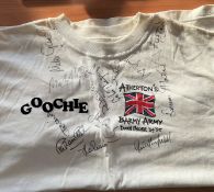 Cricket Atherton's Barmy Army Down Under 9495 Shirt Signed By Mike Gatting, Graham Thorpe, Devon