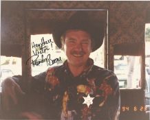 Randy Boone signed 10x8 colour photo dedicated. Clyde Randy Boone (born January 17, 1942) is an