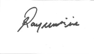 Ray Wilkins signed 6x4 white index card. Raymond Colin Wilkins, MBE (14 September 1956 - 4 April