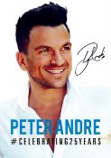 Peter Andre Singer Signed Celebrating 25 Years Tour Brochure. Good condition. All autographs come