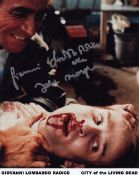 Blowout Sale! City of the Living Dead Giovanni Lombardo Radice hand signed 10x8 photo. This