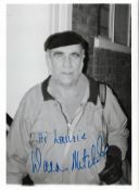 Warren Mitchell signed 7x5 black and white photo. Good condition. All autographs come with a