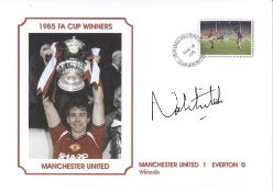 Autographed NORMAN WHITESIDE Commemorative Cover, a superbly produced modern cover depicting the