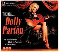 Dolly Parton signed CD sleeve The Ultimate Dolly Parton collection signature on cover 3 discs