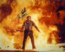 Blowout Sale! Friday the 13th Kane Hodder hand signed 10x8 photo. This beautiful 10x8 hand signed