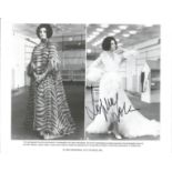 Sophia Loren signed black and white vintage promo photo. Sofia Costanza Brigida Villani Scicolone