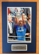 Football. Daniel Sturridge Personally Signed 12x8 Colour Photo, Mounted with Personalised Plaque.