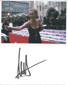 Connie Nielsen signed 6x4 album page and unsigned colour photo. Connie Inge-Lise Nielsen (born 3